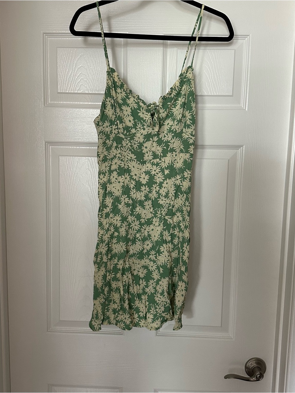 Mango Green Floral Slip Dress